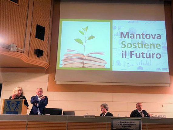 Panguaneta alla presentazione di &quot;Mantova sostiene il futuro&quot;, […]